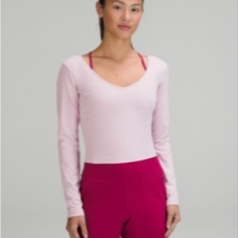 Lululemon Align™ Long Sleeve Shirt — Pink Peony